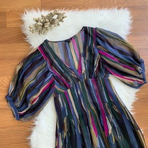 Ted Baker Colorful Empire Waist Dress